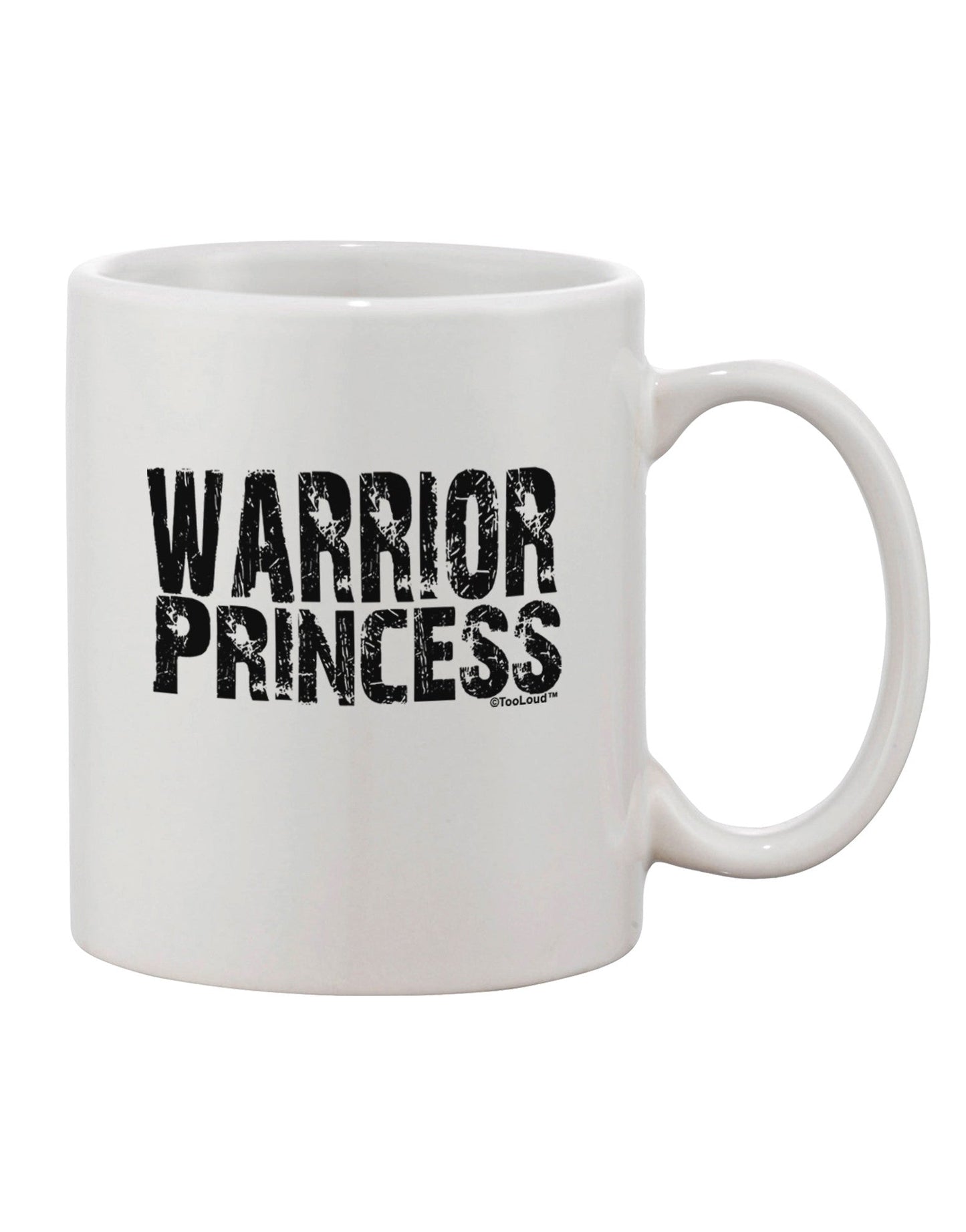 Elegant and Empowering Warrior Princess Coffee Mug - TooLoud-11 OZ Coffee Mug-TooLoud-White-Davson Sales