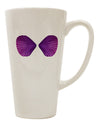 Elegant and Enchanting Mermaid Shell Bra Purple 16 Ounce Conical Latte Coffee Mug - Expertly Crafted by TooLoud-Conical Latte Mug-TooLoud-White-Davson Sales