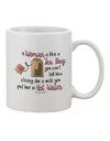 Elegant and Refined: Eleanor R Printed 11 oz Coffee Mug for Tea Lovers - TooLoud-11 OZ Coffee Mug-TooLoud-White-Davson Sales