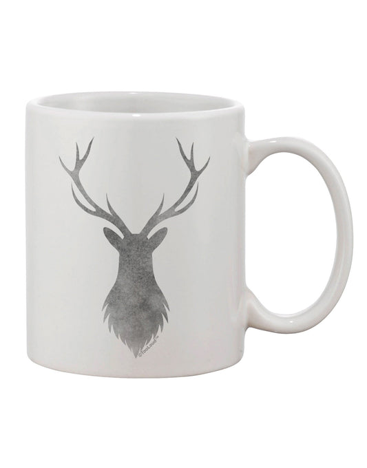 Elegant and Refined Majestic Stag Distressed Printed 11 oz Coffee Mug - TooLoud-11 OZ Coffee Mug-TooLoud-White-Davson Sales