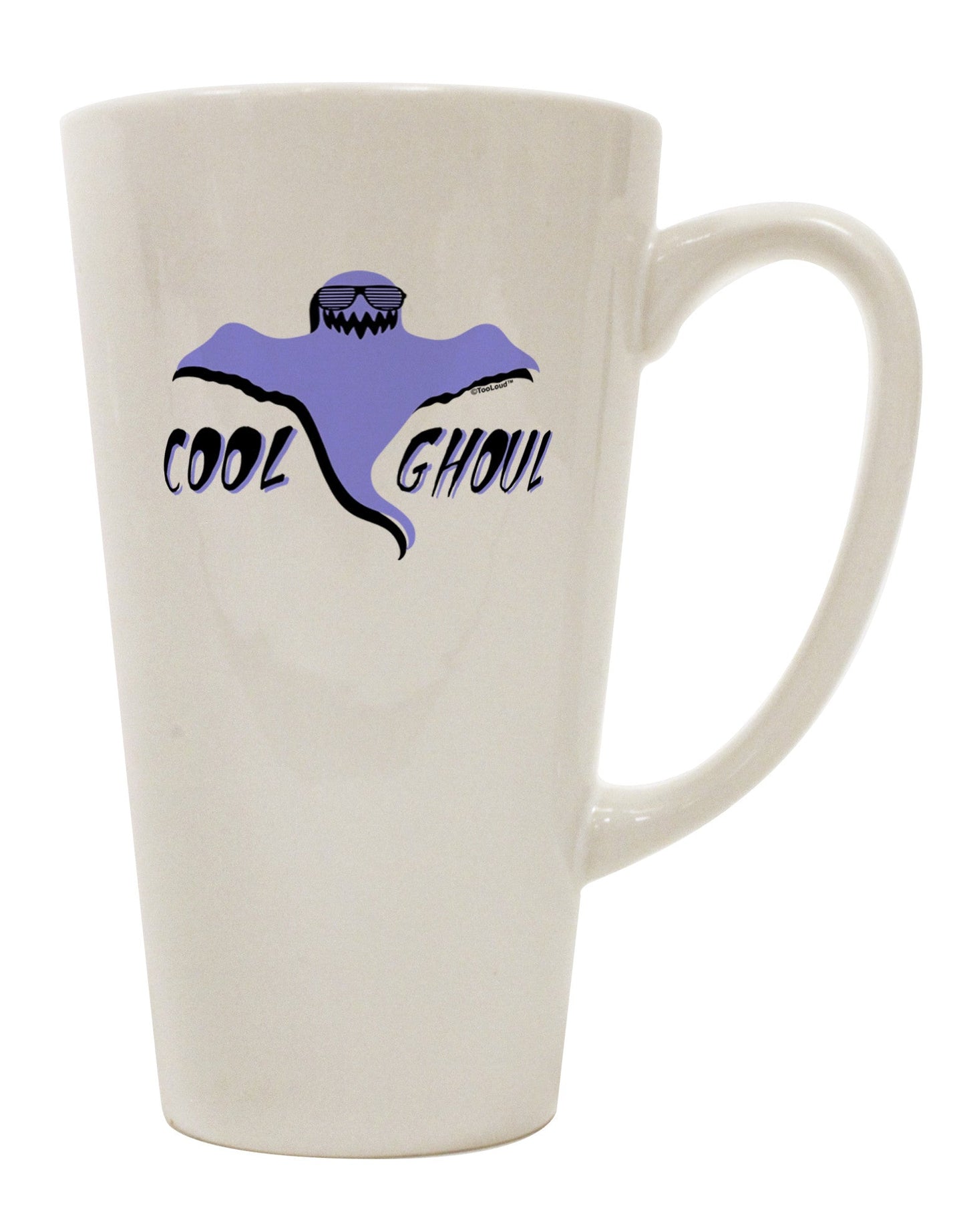 Elegant and Spooky 16 Ounce Conical Latte Coffee Mug - TooLoud-Conical Latte Mug-TooLoud-White-Davson Sales