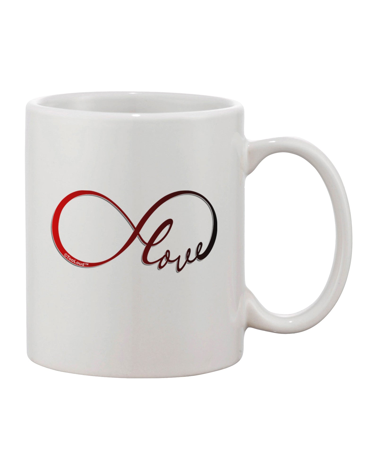 Elegant and Timeless Infinite Love 11 oz Coffee Mug - TooLoud-11 OZ Coffee Mug-TooLoud-White-Davson Sales