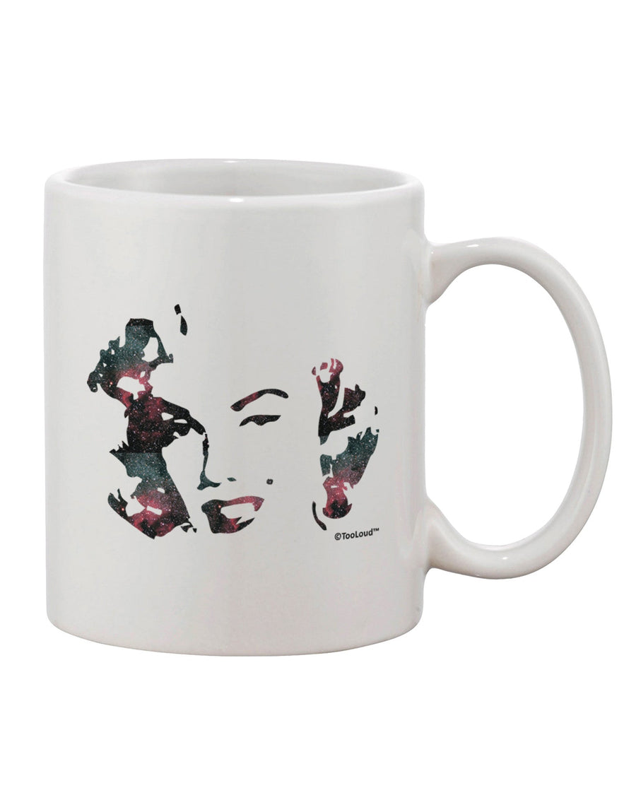 Elegant and Timeless Marilyn Monroe Galaxy Design and Quote Printed 11 oz Coffee Mug - Expertly Crafted by TooLoud-11 OZ Coffee Mug-TooLoud-White-Davson Sales