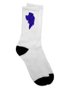 Elegant and Unique Dark Angel Wing Design for Couples - Adult Crew Socks - TooLoud-Socks-TooLoud-White-Ladies-4-6-Davson Sales