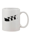 Elegant and Whimsical Six Geese A Laying Printed 11 oz Coffee Mug - TooLoud-11 OZ Coffee Mug-TooLoud-White-Davson Sales