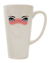 Elegant Anime Eyes 16 Ounce Conical Latte Coffee Mug - Expertly Crafted by TooLoud-Conical Latte Mug-TooLoud-White-Davson Sales