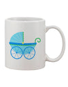 Elegant Baby Boy Carriage Printed 11 oz Coffee Mug - TooLoud-11 OZ Coffee Mug-TooLoud-White-Davson Sales