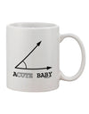 Elegant Baby-Themed 11 oz Coffee Mug - TooLoud-11 OZ Coffee Mug-TooLoud-White-Davson Sales