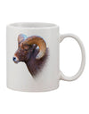 Elegant Bighorn Ram Themed 11 oz Coffee Mug - TooLoud-11 OZ Coffee Mug-TooLoud-White-Davson Sales