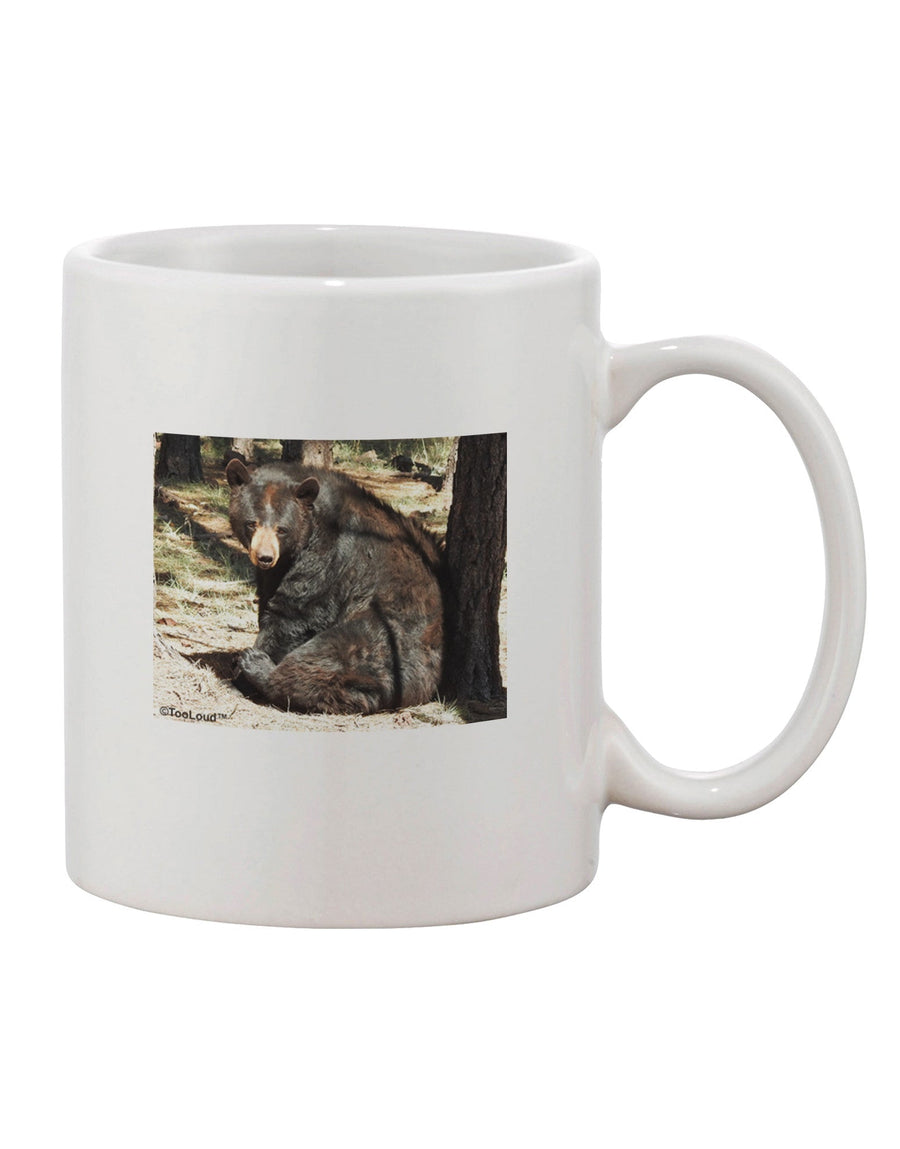 Elegant Black Bear Design 11 oz Coffee Mug - TooLoud-11 OZ Coffee Mug-TooLoud-White-Davson Sales