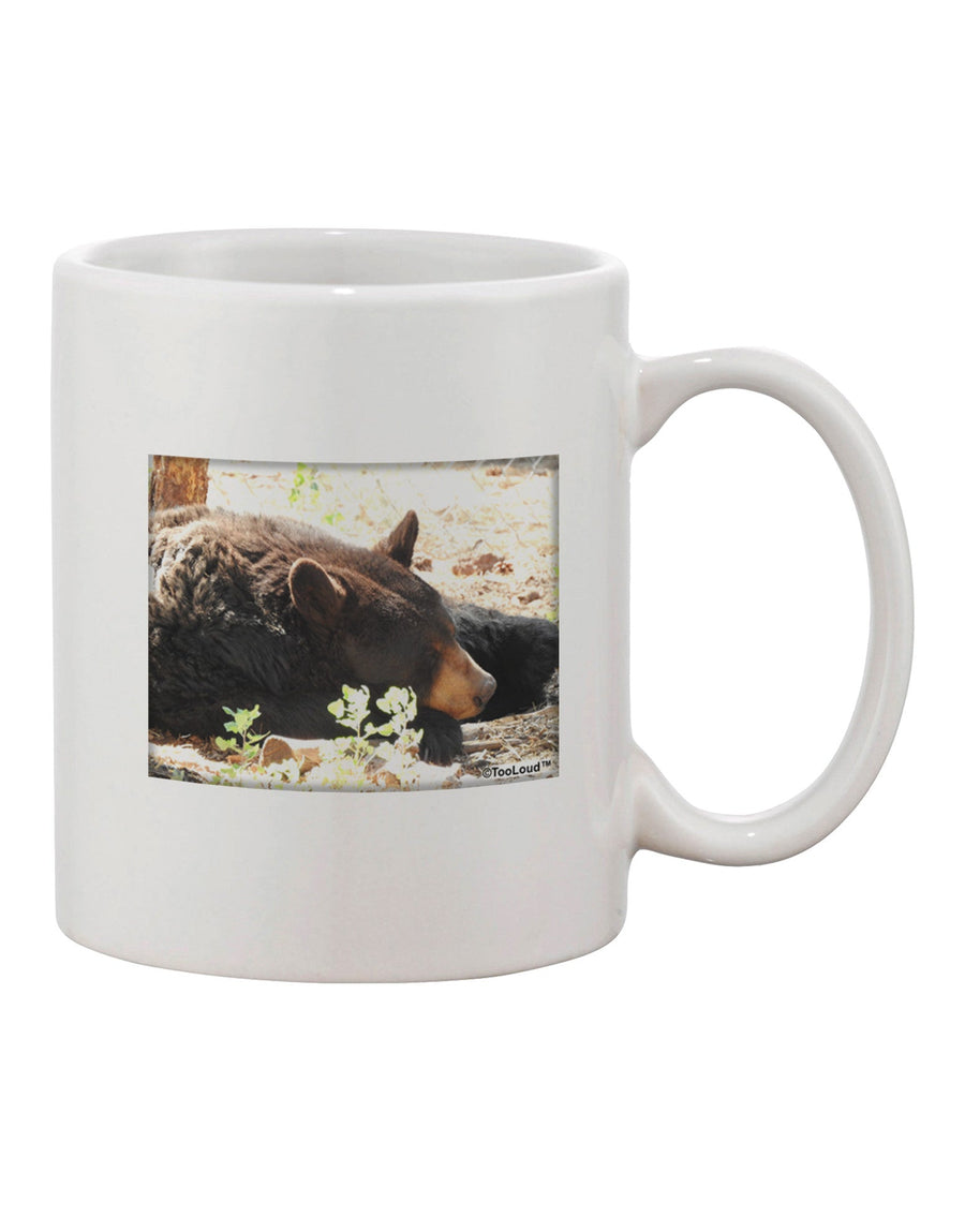 Elegant Black Bear Printed 11 oz Coffee Mug - TooLoud-11 OZ Coffee Mug-TooLoud-White-Davson Sales