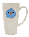 Elegant Blue Conical Latte Coffee Mug - Perfect for Cute Little Chick Lovers by TooLoud-Conical Latte Mug-TooLoud-White-Davson Sales