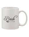 Elegant Bride-Themed 11 oz Coffee Mug - TooLoud-11 OZ Coffee Mug-TooLoud-Davson Sales