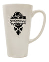 TooLoud Bridesmaid Bouquet Silhouette 16 Ounce Conical Latte Coffee Mu