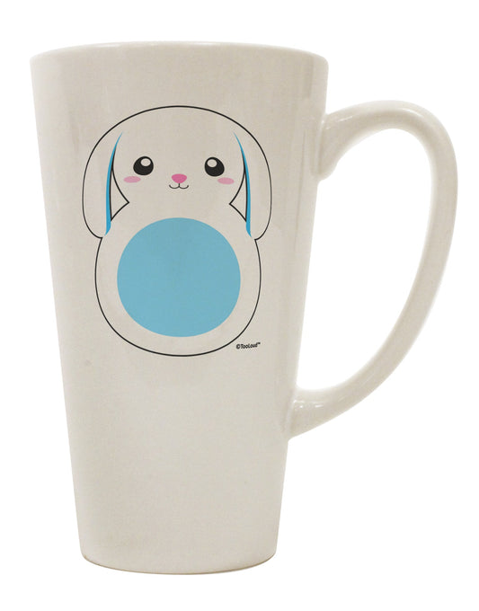Elegant Bunny with Delicate Floppy Ears - Exquisite 16 Ounce Conical Latte Coffee Mug by TooLoud-Conical Latte Mug-TooLoud-White-Davson Sales