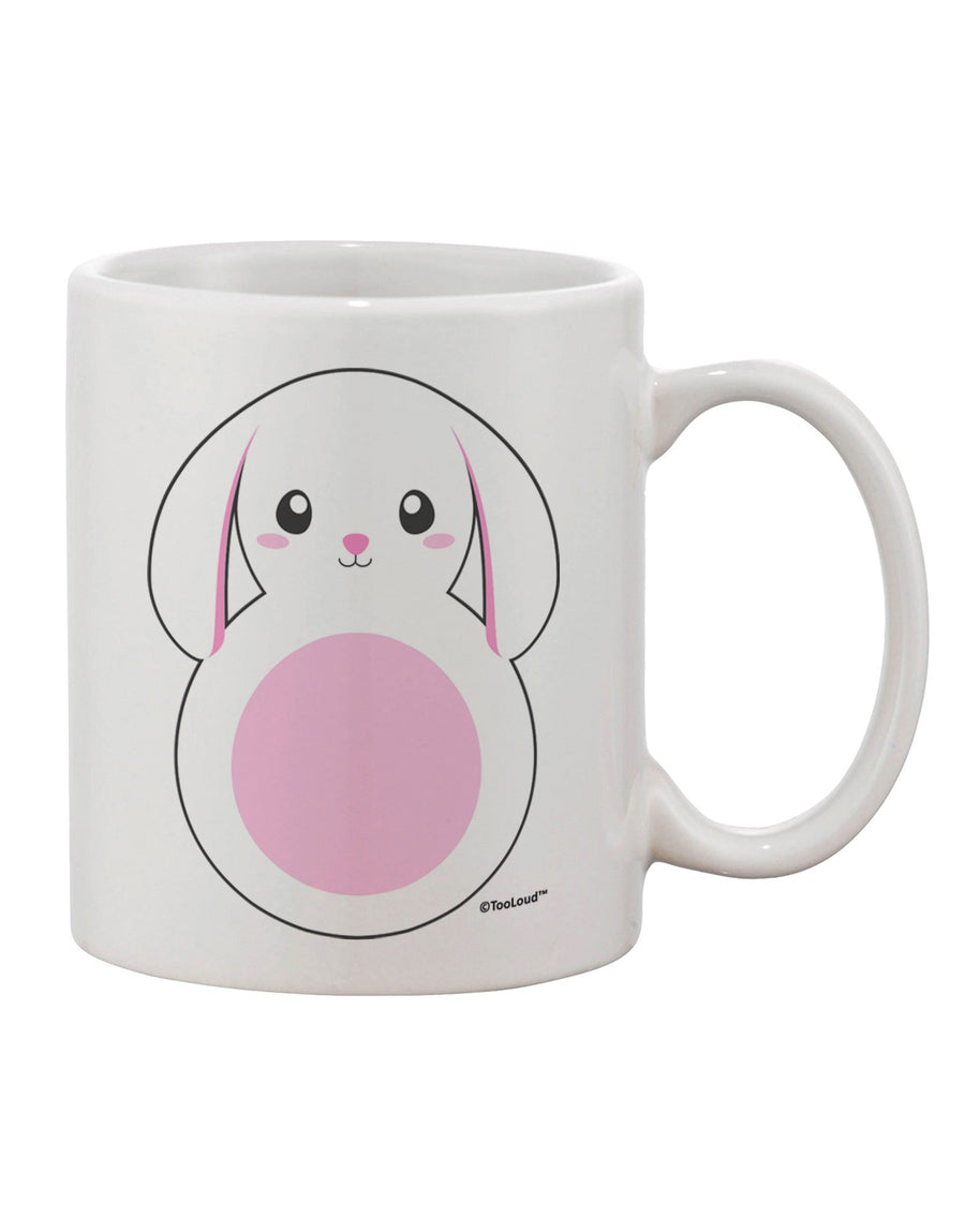 Elegant Bunny with Delicate Floppy Ears - Pink Printed 11 oz Coffee Mug - TooLoud-11 OZ Coffee Mug-TooLoud-White-Davson Sales