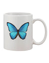 Elegant Butterfly Print Ceramic Coffee Mug - Perfect for Your Morning Brew - TooLoud-11 OZ Coffee Mug-TooLoud-White-Davson Sales