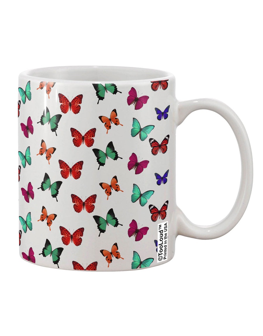 Elegant Butterfly-Themed 11 oz Coffee Mug - Perfect for Any Occasion - TooLoud-11 OZ Coffee Mug-TooLoud-White-Davson Sales