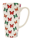 Elegant Butterfly-Themed 16 Ounce Conical Latte Coffee Mug - Perfect for All Over Print Designs - TooLoud-Conical Latte Mug-TooLoud-White-Davson Sales