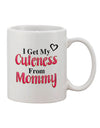 Elegant Charm in Mommy Printed 11 oz Coffee Mug - TooLoud-11 OZ Coffee Mug-TooLoud-White-Davson Sales