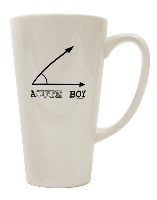 Elegant Conical Latte Coffee Mug - Perfect for Discerning Drinkers TooLoud-Conical Latte Mug-TooLoud-White-Davson Sales