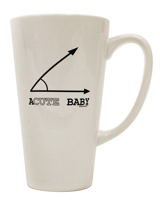 Elegant Conical Latte Coffee Mug - Perfect for Discerning Drinkware Enthusiasts - TooLoud-Conical Latte Mug-TooLoud-White-Davson Sales
