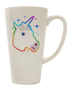 Elegant Conical Latte Coffee Mug with Enchanting Rainbow Sparkle - TooLoud-Conical Latte Mug-TooLoud-White-Davson Sales