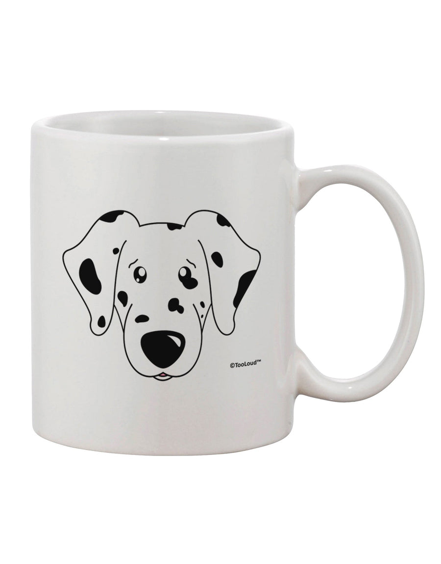 Elegant Dalmatian Dog Patterned 11 oz Coffee Mug - TooLoud-11 OZ Coffee Mug-TooLoud-White-Davson Sales