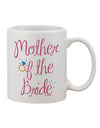 Elegant Diamond Print 11 oz Coffee Mug for the Mother of the Bride - TooLoud-11 OZ Coffee Mug-TooLoud-White-Davson Sales