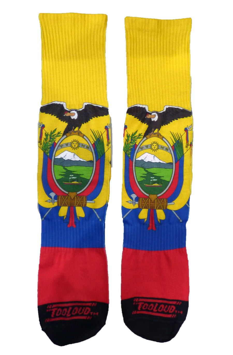 Elegant Ecuador Flag All Over Print Adult Crew Socks - TooLoud-Socks-TooLoud-White-Ladies-4-6-Davson Sales