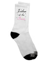 Elegant Father of the Bride Wedding Adult Crew Socks - TooLoud-Socks-TooLoud-White-Ladies-4-6-Davson Sales