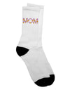 Elegant Floral Adult Crew Socks for Mothers - TooLoud-Socks-TooLoud-White-Ladies-4-6-Davson Sales