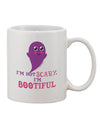 Elegant Ghost Purple Printed 11 oz Coffee Mug - TooLoud-11 OZ Coffee Mug-TooLoud-White-Davson Sales