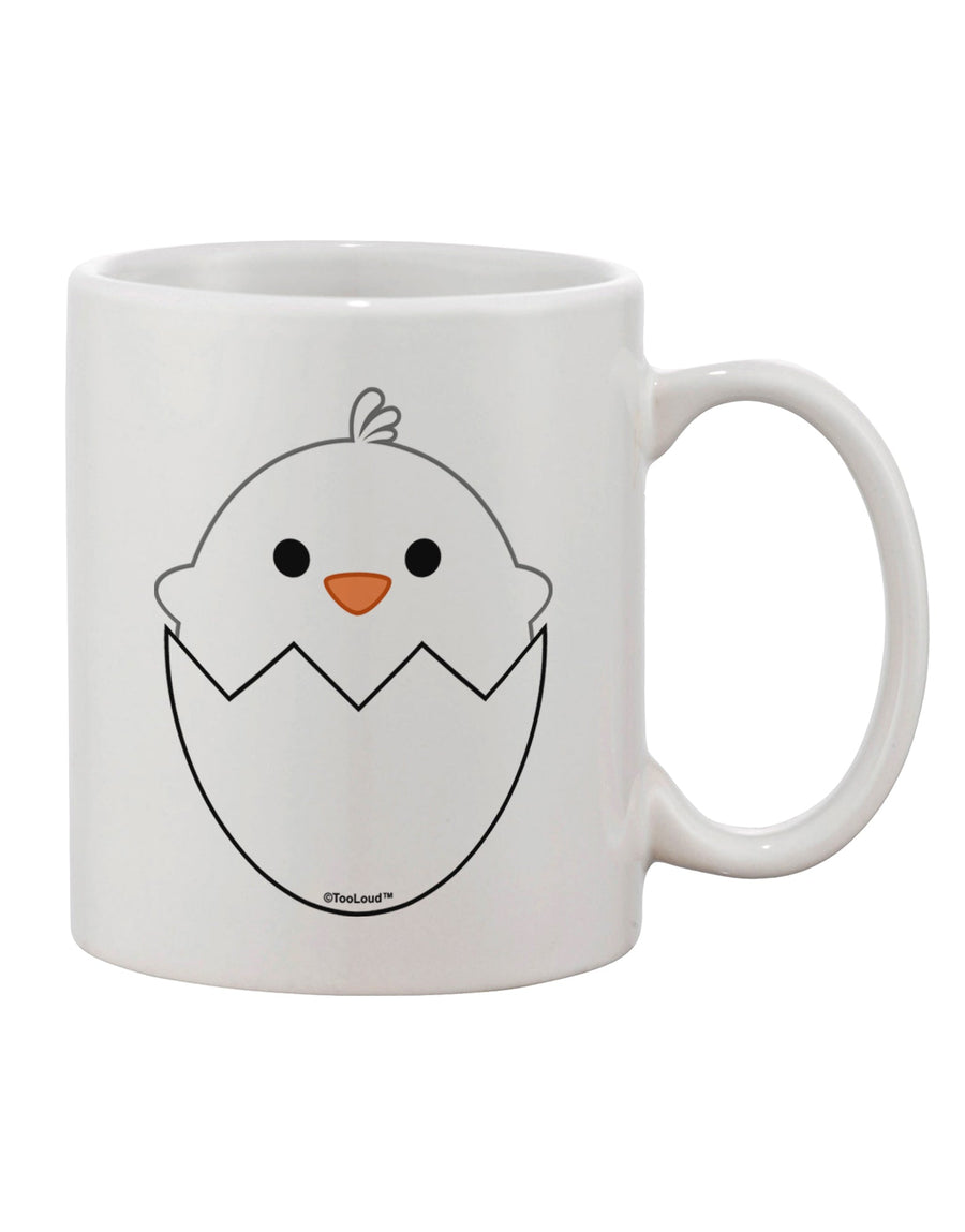 Elegant Hatching Chick - Exquisite White Printed 11 oz Coffee Mug by TooLoud-11 OZ Coffee Mug-TooLoud-White-Davson Sales