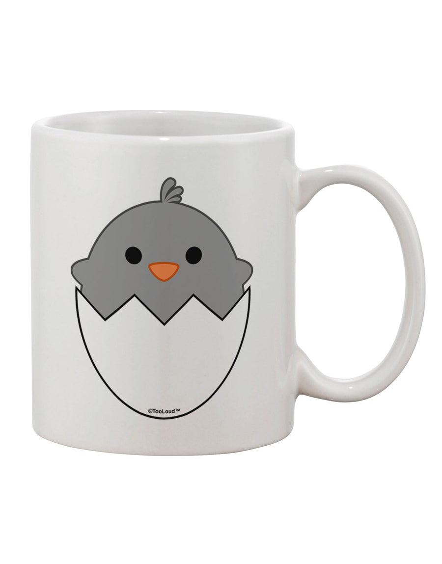 Elegant Hatching Chick - Sophisticated Gray Printed 11 oz Coffee Mug by TooLoud-11 OZ Coffee Mug-TooLoud-White-Davson Sales