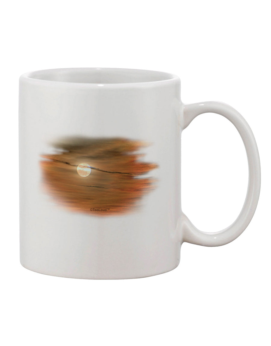 Elegant Hazy Moon Printed 11 oz Coffee Mug - TooLoud-11 OZ Coffee Mug-TooLoud-White-Davson Sales