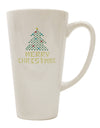 Elegant Holiday Sparkles 16 Ounce Conical Latte Coffee Mug - TooLoud-Conical Latte Mug-TooLoud-White-Davson Sales