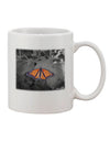 Elegant Monarch Butterfly Photo Printed 11 oz Coffee Mug - Exquisite Drinkware TooLoud-11 OZ Coffee Mug-TooLoud-White-Davson Sales