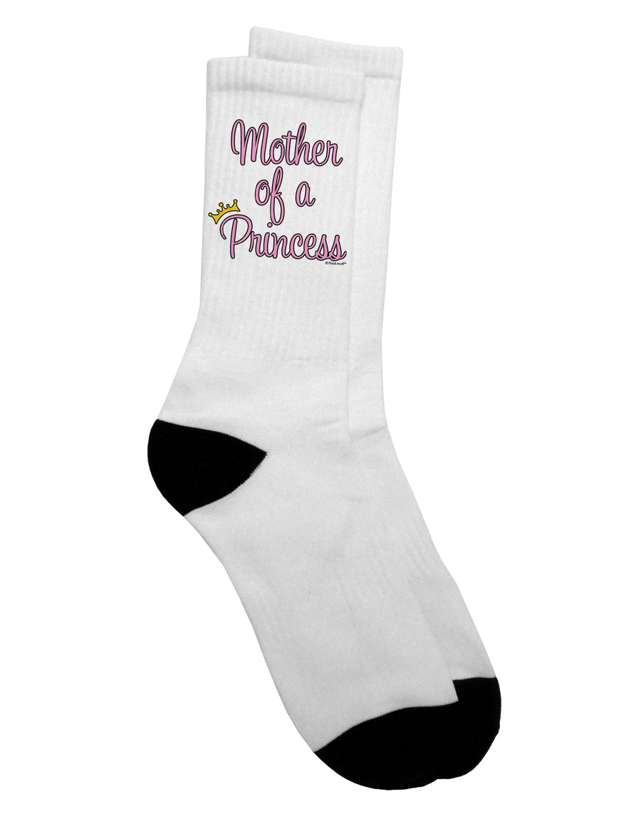 Elegant Mother-Daughter Matching Adult Crew Socks with Princess Design - TooLoud-Socks-TooLoud-White-Ladies-4-6-Davson Sales