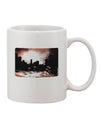 Elegant Nocturnal Flamingos 11 oz Coffee Mug - TooLoud-11 OZ Coffee Mug-TooLoud-White-Davson Sales