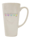 Elegant Pastel Bunnies 16 Ounce Conical Latte Coffee Mug - Expertly Crafted by TooLoud-Conical Latte Mug-TooLoud-White-Davson Sales