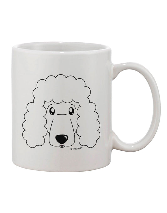 Elegant Poodle Dog - Exquisite White Printed 11 oz Coffee Mug by TooLoud-11 OZ Coffee Mug-TooLoud-White-Davson Sales