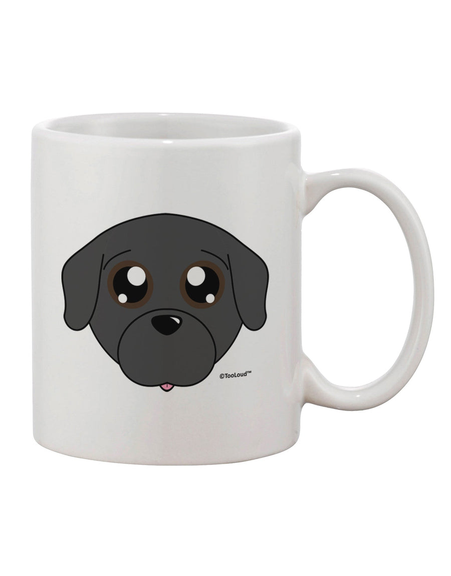 Elegant Pug Dog - Sleek Black Printed 11 oz Coffee Mug by TooLoud-11 OZ Coffee Mug-TooLoud-White-Davson Sales