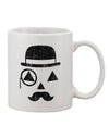 Elegant Pumpkin Distressed Print 11 oz Coffee Mug - TooLoud-11 OZ Coffee Mug-TooLoud-White-Davson Sales