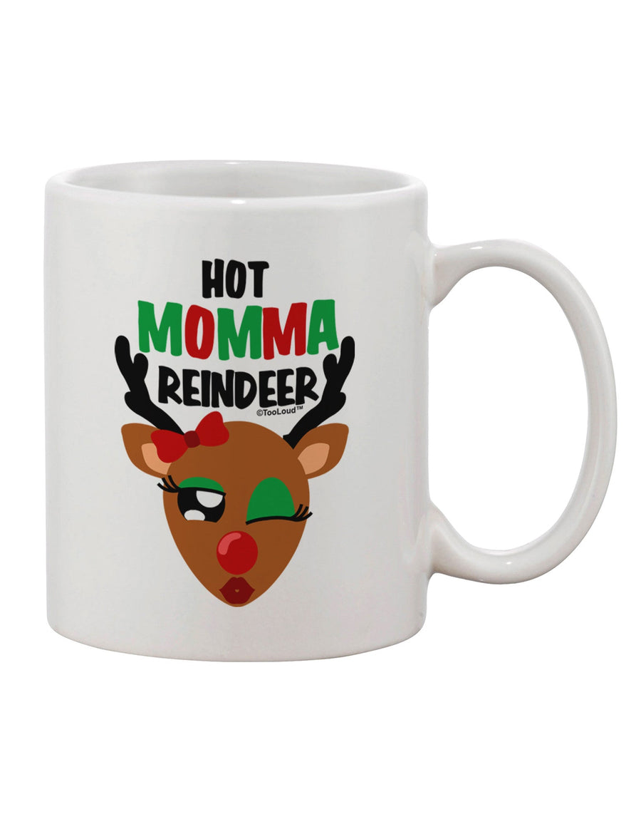 Elegant Reindeer Print 11 oz Coffee Mug - TooLoud-11 OZ Coffee Mug-TooLoud-White-Davson Sales