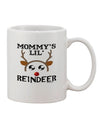 Elegant Reindeer-themed 11 oz Coffee Mug - TooLoud-11 OZ Coffee Mug-TooLoud-White-Davson Sales