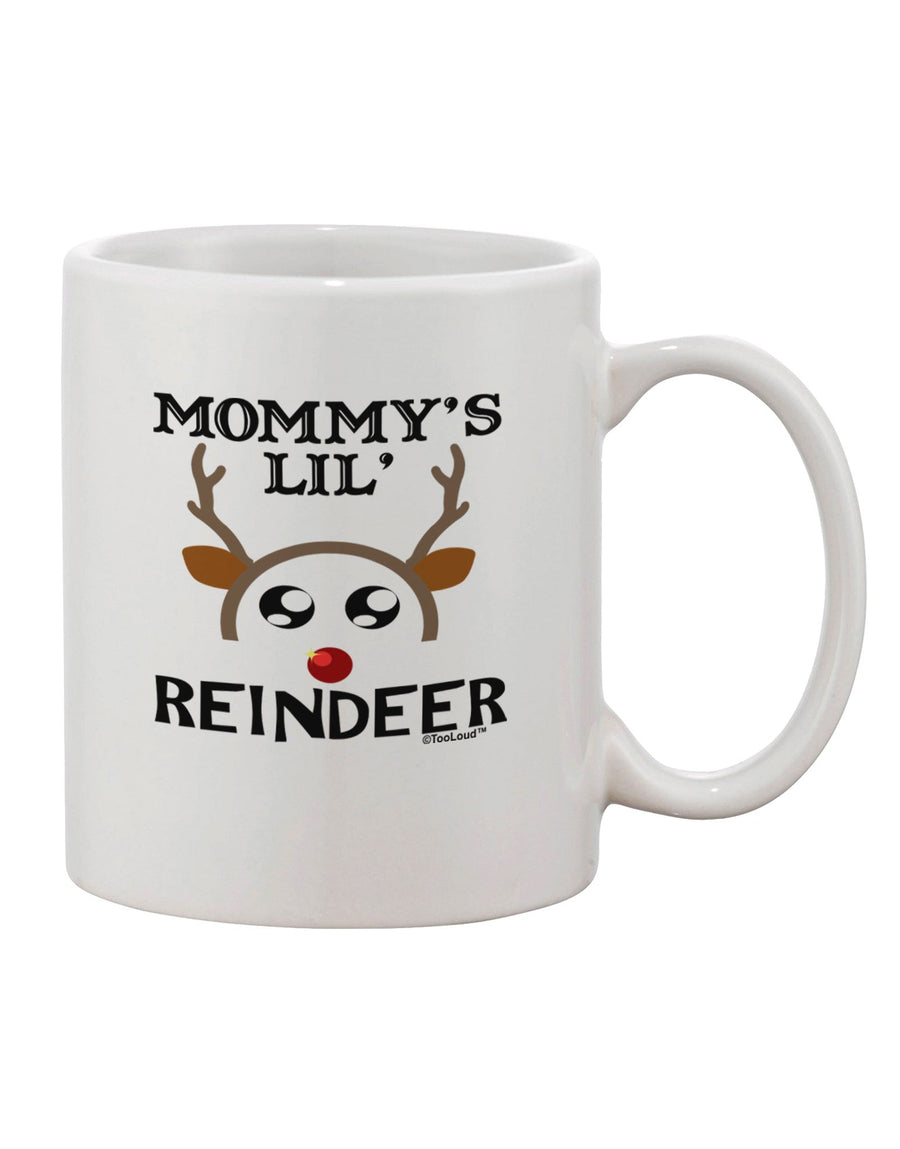 Elegant Reindeer-themed 11 oz Coffee Mug - TooLoud-11 OZ Coffee Mug-TooLoud-White-Davson Sales