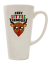 Elegant Reindeer-Themed 16 Ounce Conical Latte Coffee Mug - TooLoud-Conical Latte Mug-TooLoud-White-Davson Sales