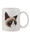 Elegant Siamese Cat Inspired 11 oz Coffee Mug - TooLoud-11 OZ Coffee Mug-TooLoud-White-Davson Sales