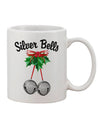 Elegant Silver Bells Printed 11 oz Coffee Mug - Crafted by a Drinkware Expert-11 OZ Coffee Mug-TooLoud-White-Davson Sales